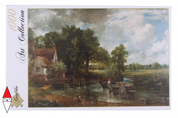GRAFIKA, Grafika-00400, 3663384004001, PUZZLE ARTE GRAFIKA JOHN CONSTABLE IL CARRO DI FIENO PITTURA 1800 1000 PZ