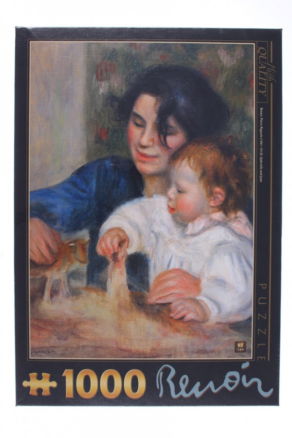 DTOYS, Dtoys-66909-RE10-(70265), 5947502870265, PUZZLE ARTE DTOYS RENOIR AUGUSTE GABRIELLE ET JEAN IMPRESSIONISMO 1000 PZ