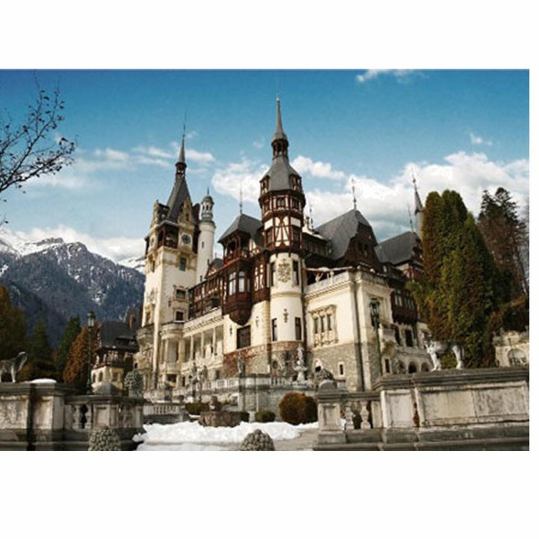 DTOYS, DToys-63052-RM01, 5947502863052, PUZZLE EDIFICI DTOYS CASTELLI ROMANIA CASTELLO DI PELES 500 PZ