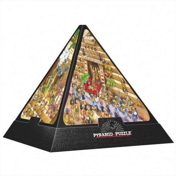 DTOYS, Dtoys-65964-PC01-(65964), 5947502865964, PUZZLE 3D DTOYS FUMETTI PYRAMIDE 3D EGITTO CARTOON 504 PZ