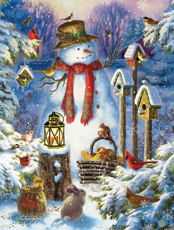 SUNSOUT, Sunsout-59780, 796780597808, PUZZLE TEMATICO SUNSOUT NATALE  WILDERNESS SNOWMAN 500 PZ