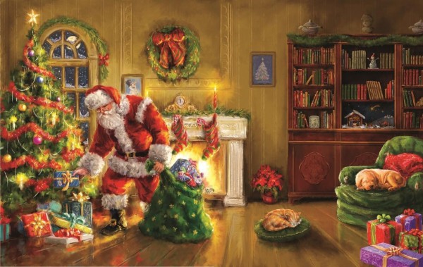 SUNSOUT, Sunsout-60607, 796780606074, PUZZLE TEMATICO SUNSOUT NATALE MARCELLO CORTI SANTAS SPECIAL DELIVERY 500 PZ