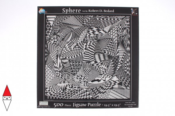 SUNSOUT, Sunsout-71652, 796780716520, PUZZLE GRAFICA SUNSOUT ASTRATTI  ROBERT BEDARD SPHERE 500 PZ