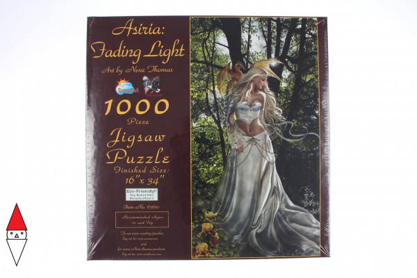 SUNSOUT, Sunsout-67610, 796780676107, PUZZLE GRAFICA SUNSOUT FANTASY NENE THOMAS ASIRIA FADING LIGHT 67610 1000 PZ
