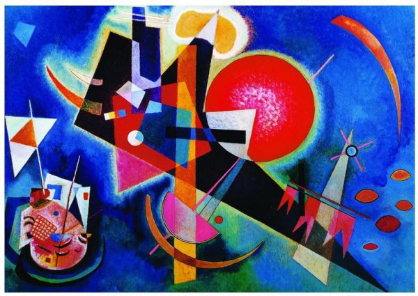 EUROGRAPHICS, Eurographics-6000-1897, 628136618977, PUZZLE ARTE EUROGRAPHICS KANDINSKY NEL BLU PITTURA 1900 1000 PZ