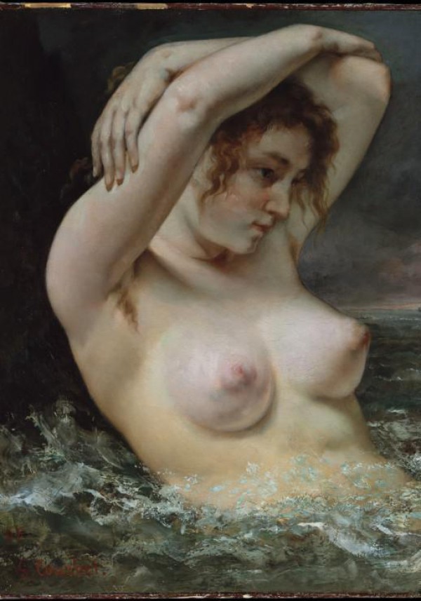 GRAFIKA, Grafika-01289, 3663384012891, PUZZLE ARTE GRAFIKA COURBET LA FEMME DANS LES VAGUES 1868 PITTURA 1800 1000 PZ