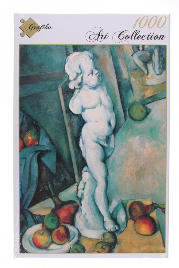 GRAFIKA, Grafika-01292, 3663384012921, PUZZLE ARTE GRAFIKA CEZANNE NATURE MORTE AU CUPIDON IMPRESSIONISMO 1000 PZ