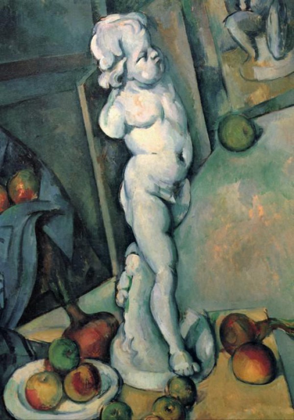 GRAFIKA, Grafika-01292, 3663384012921, PUZZLE ARTE GRAFIKA CEZANNE NATURE MORTE AU CUPIDON IMPRESSIONISMO 1000 PZ
