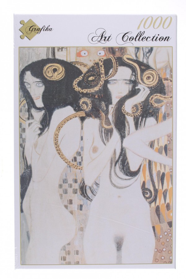GRAFIKA, Grafika-00011, 3663384000119, PUZZLE ARTE GRAFIKA GUSTAV KLIMT LES GORGONES 1902 PITTURA 1900 1000 PZ