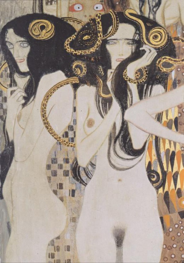 GRAFIKA, Grafika-00011, 3663384000119, PUZZLE ARTE GRAFIKA GUSTAV KLIMT LES GORGONES 1902 PITTURA 1900 1000 PZ