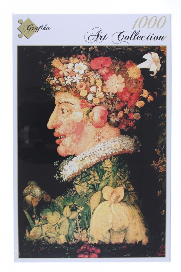 GRAFIKA, Grafika-00018, 3663384000188, PUZZLE ARTE GRAFIKA GIUSEPPE ARCIMBOLDO PRIMAVERA RINASCIMENTO 1000 PZ