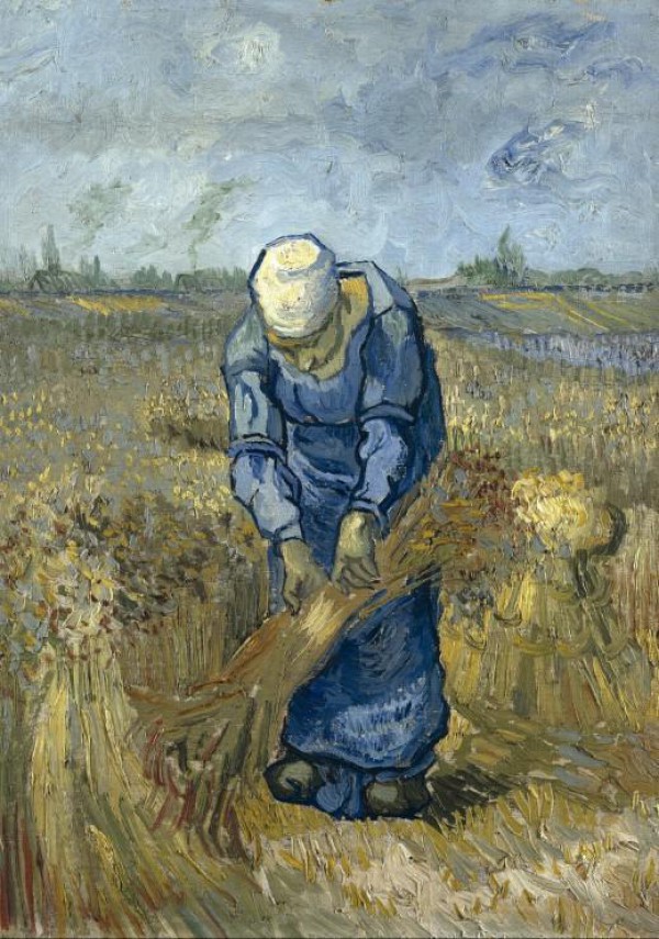 GRAFIKA, Grafika-00850, 3663384008504, PUZZLE ARTE GRAFIKA VAN GOGH FEMME PAYSAN D APRES MILLET IMPRESSIONISMO 1000 PZ