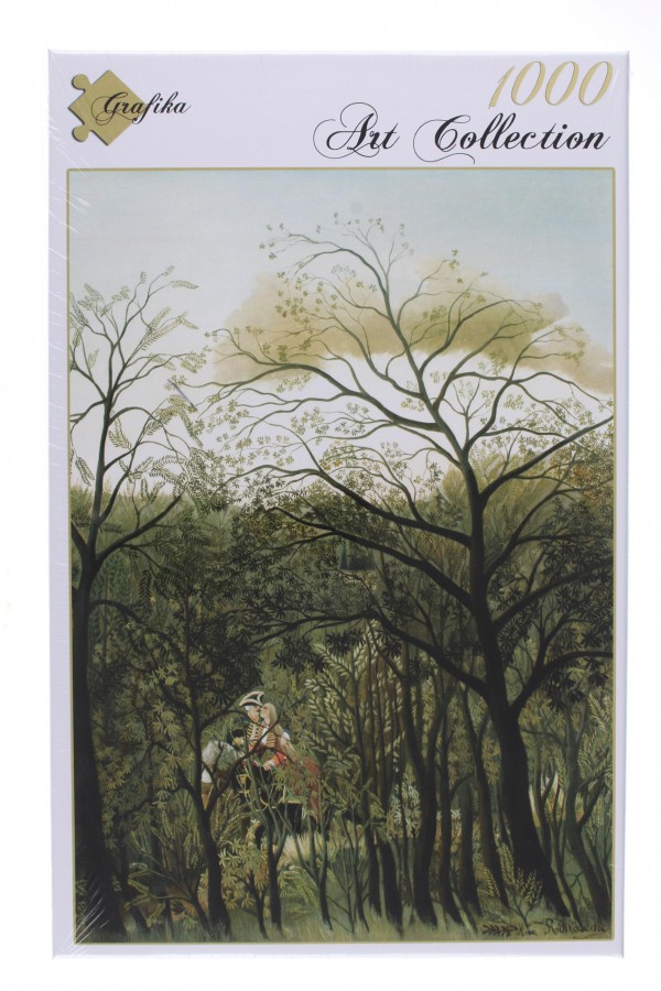 GRAFIKA, Grafika-01754, 3663384017544, PUZZLE ARTE GRAFIKA ROUSSEAU RENDEZ VOUS DANS LA FORET PITTURA 1800 1000 PZ