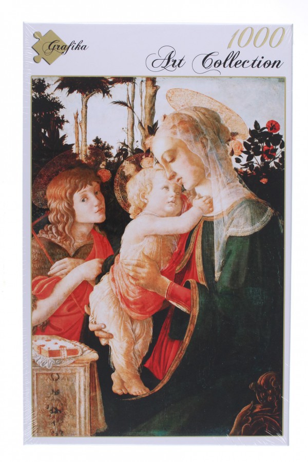 GRAFIKA, Grafika-01288, 3663384012884, PUZZLE ARTE GRAFIKA BOTTICELLI MADONNA CON BAMBINO RINASCIMENTO 1000 PZ