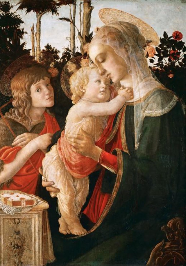 GRAFIKA, Grafika-01288, 3663384012884, PUZZLE ARTE GRAFIKA BOTTICELLI MADONNA CON BAMBINO RINASCIMENTO 1000 PZ