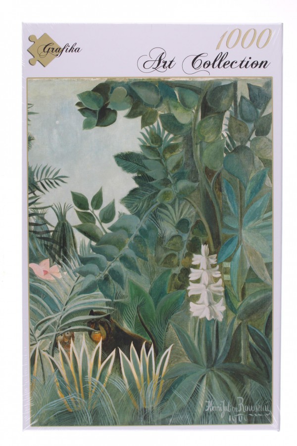 GRAFIKA, Grafika-01757, 3663384017575, PUZZLE ARTE GRAFIKA ROUSSEAU LA JUNGLE EQUATORIALE 1909 PITTURA 1800 1000 PZ