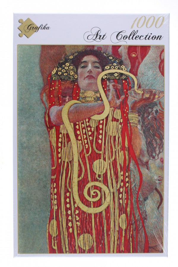 GRAFIKA, Grafika-00010, 3663384000102, PUZZLE ARTE GRAFIKA GUSTAV KLIMT HYGIEIA 1900 PITTURA 1900 1000 PZ