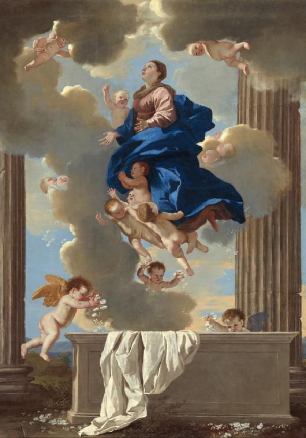 GRAFIKA, Grafika-01666, 3663384016660, PUZZLE ARTE GRAFIKA POUSSIN ASSOMPTION DE LA VIERGE PITTURA 1600 1000 PZ