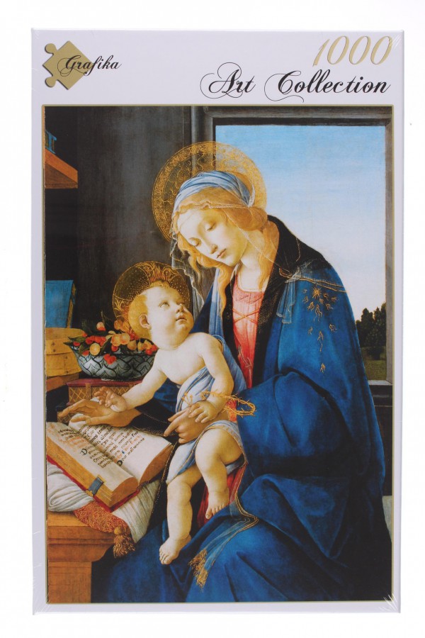 GRAFIKA, Grafika-01285, 3663384012853, PUZZLE ARTE GRAFIKA BOTTICELLI MADONNA DEL LIBRO 1480 RINASCIMENTO 1000 PZ