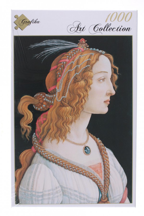GRAFIKA, Grafika-01283, 3663384012839, PUZZLE ARTE GRAFIKA BOTTICELLI RITRATTO DI GIOVANE DONNA RINASCIMENTO 1000 PZ