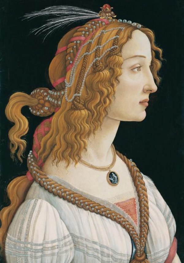 GRAFIKA, Grafika-01283, 3663384012839, PUZZLE ARTE GRAFIKA BOTTICELLI RITRATTO DI GIOVANE DONNA RINASCIMENTO 1000 PZ