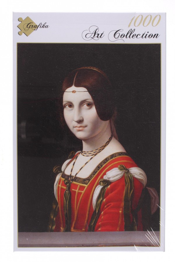 GRAFIKA, Grafika-00360, 3663384003608, PUZZLE ARTE GRAFIKA LEONARDO DA VINCI LA BELLA FERRONNIERE RINASCIMENTO 1000 PZ