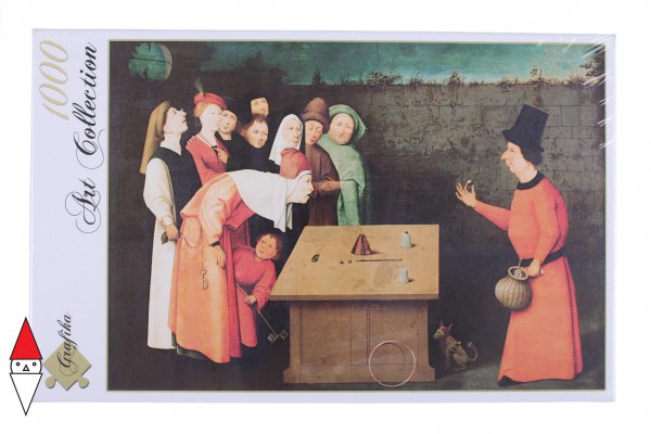 GRAFIKA, Grafika-01164, 3663384011641, PUZZLE ARTE GRAFIKA BOSCH IL PRESTIGIATORE 1502 RINASCIMENTO 1000 PZ