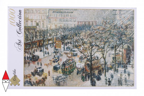 GRAFIKA, Grafika-02010, 3663384020100, PUZZLE ARTE GRAFIKA PISSARRO BOULEVARD DES ITALIENS IMPRESSIONISMO 1000 PZ