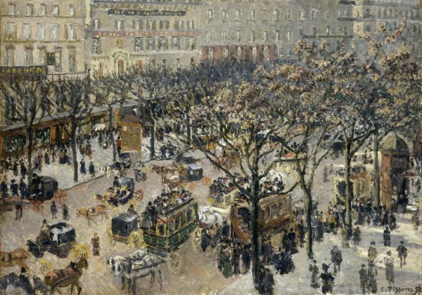 GRAFIKA, Grafika-02010, 3663384020100, PUZZLE ARTE GRAFIKA PISSARRO BOULEVARD DES ITALIENS IMPRESSIONISMO 1000 PZ