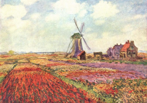 GRAFIKA, Grafika-00053, 3663384000539, PUZZLE ARTE GRAFIKA CLAUDE MONET TULIPES DES PAYS-BAS IMPRESSIONISMO 1000 PZ