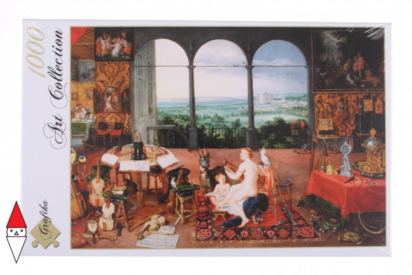 GRAFIKA, Grafika-00713, 3663384007132, PUZZLE ARTE GRAFIKA BRUEGHEL I E RUBENS HEARING PITTURA FIAMMINGA 1000 PZ