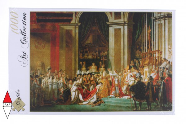GRAFIKA, Grafika-01196, 3663384011962, PUZZLE ARTE GRAFIKA DAVID LE SACRE DE L EMPEREUR NAPOLEON PITTURA 1800 1000 PZ