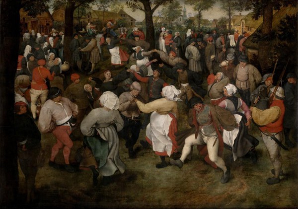 GRAFIKA, Grafika-00715, 3663384007156, PUZZLE ARTE GRAFIKA BRUEGHEL DANZA DI CONTADINI PITTURA FIAMMINGA 1000 PZ