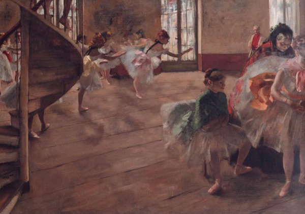 GRAFIKA, Grafika-00133, 3663384001338, PUZZLE ARTE GRAFIKA EDGAR DEGAS LA REPETITION 1874 IMPRESSIONISMO 1000 PZ
