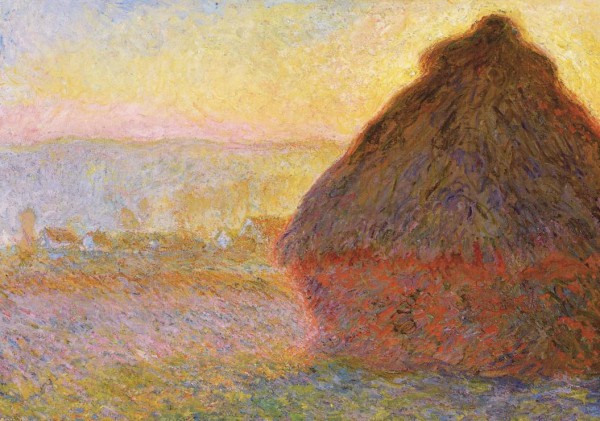 GRAFIKA, Grafika-00043, 3663384000430, PUZZLE ARTE GRAFIKA MONET MEULES SOLEIL COUCHANT IMPRESSIONISMO 1000 PZ
