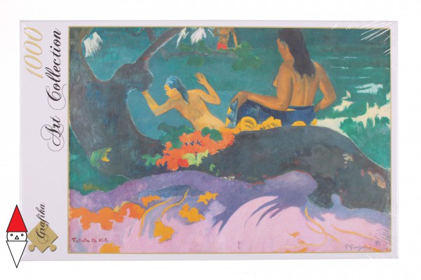 GRAFIKA, Grafika-01825, 3663384018251, PUZZLE ARTE GRAFIKA PAUL GAUGUIN FATATA TE MITI IMPRESSIONISMO 1000 PZ