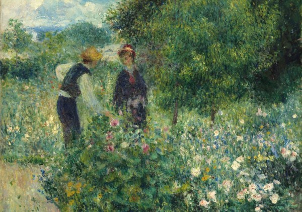 GRAFIKA, Grafika-01892, 3663384018923, PUZZLE ARTE GRAFIKA AUGUSTE RENOIR CUEILLETTE DE FLEURS IMPRESSIONISMO 1000 PZ