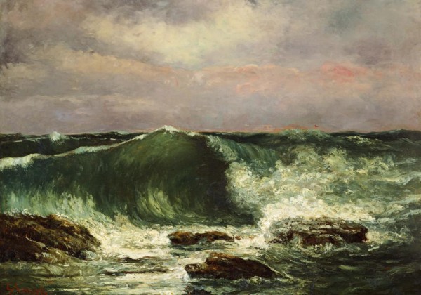 GRAFIKA, Grafika-01157, 3663384011573, PUZZLE ARTE GRAFIKA GUSTAVE COURBET LA VAGUE 1870 PITTURA 1800 1000 PZ