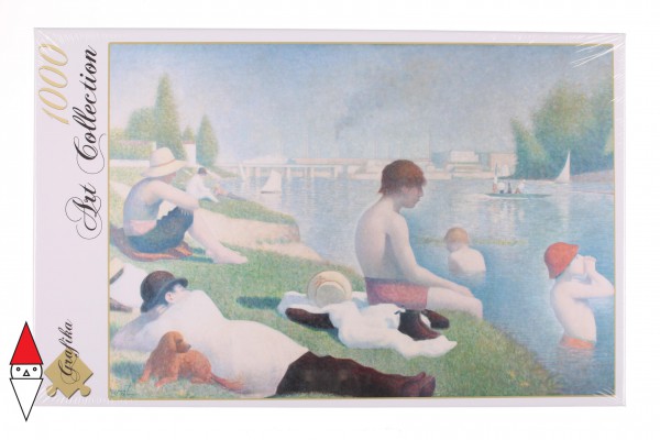 GRAFIKA, Grafika-00194, 3663384001949, PUZZLE ARTE GRAFIKA SEURAT UNE BAIGNADE A ASNIERES IMPRESSIONISMO 1000 PZ