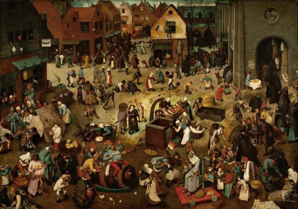 GRAFIKA, Grafika-00694, 3663384006944, PUZZLE ARTE GRAFIKA BRUEGHEL LOTTA TRA CARNEVALE E QUARESIMA PITTURA FIAMMINGA