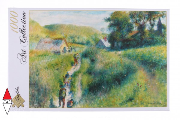 GRAFIKA, Grafika-01886, 3663384018862, PUZZLE ARTE GRAFIKA AUGUSTE RENOIR LES VENDANGEURS 1879 IMPRESSIONISMO 1000 PZ