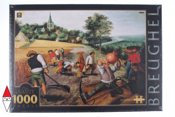 DTOYS, DToys-66947-BR02-(70029), 5947502870029, PUZZLE ARTE DTOYS BRUEGHEL PIETER IL GIOVANE ESTATE PITTURA FIAMMINGA 1000 PZ