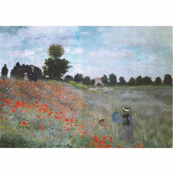 DTOYS, Dtoys-67548-CM01-(67548), 5947502869931, PUZZLE ARTE DTOYS MONET CLAUDE LES COQUELICOTS IMPRESSIONISMO 1000 PZ