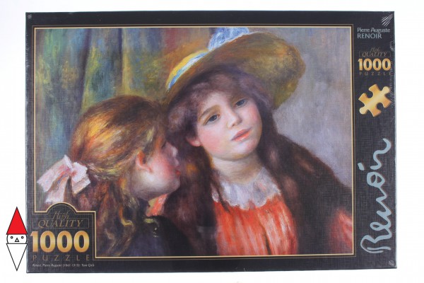 DTOYS, DToys-66909-RE08, 5947502866909, PUZZLE ARTE DTOYS RENOIR AUGUSTE PORTRAIT DE DEUX FILLETTES IMPRESSIONISMO