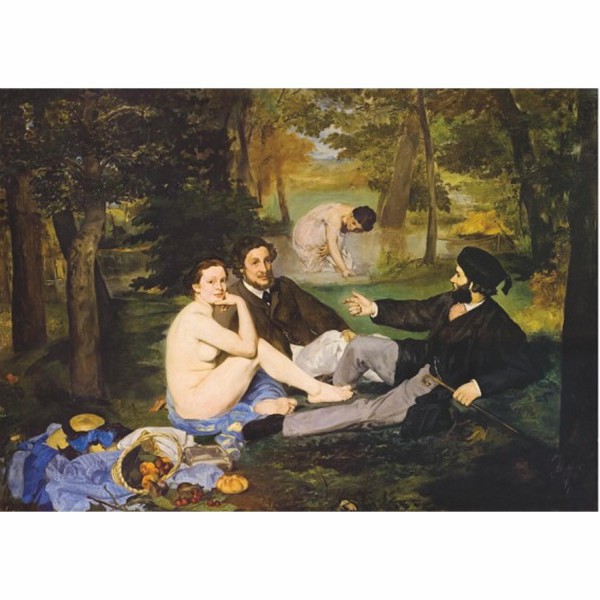 DTOYS, DToys-66961-IM09, 5947502866961, PUZZLE ARTE DTOYS MANET EDOUARD DEJEUNER SUR L HERBE IMPRESSIONISMO
