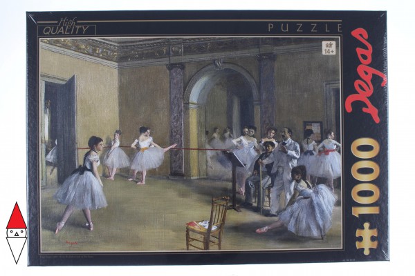 DTOYS, Dtoys-72801-DE03, 5947502874515, PUZZLE ARTE DTOYS DEGAS - FOYER DE LA DANSE A L OPERA IMPRESSIONISMO