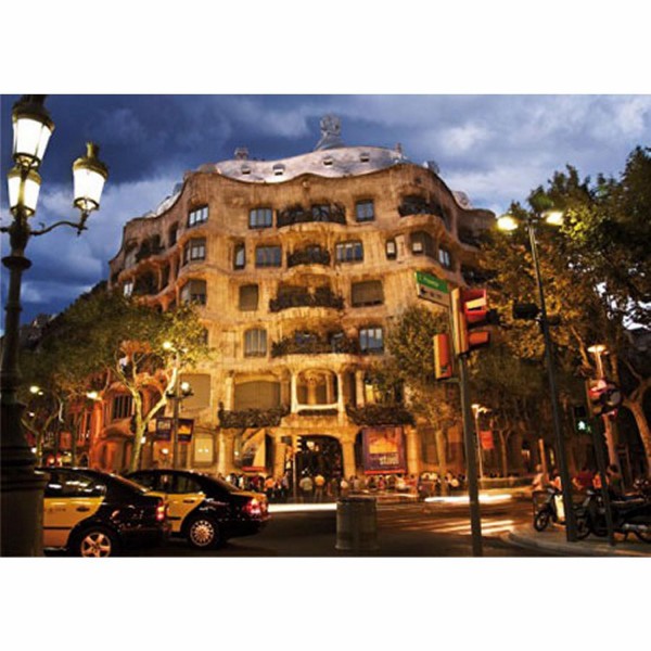 DTOYS, Dtoys-50328-AB32-(69313), 5947502869313, PUZZLE EDIFICI DTOYS PALAZZI SPAGNA BARCELLONA CASA MILA 500 PZ
