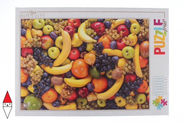 DTOYS, Dtoys-71958-HD01-(71958), 5947502871958, PUZZLE OGGETTI DTOYS PUZZLE DIFFICILE FRUTTA ALIMENTI 1000 PZ