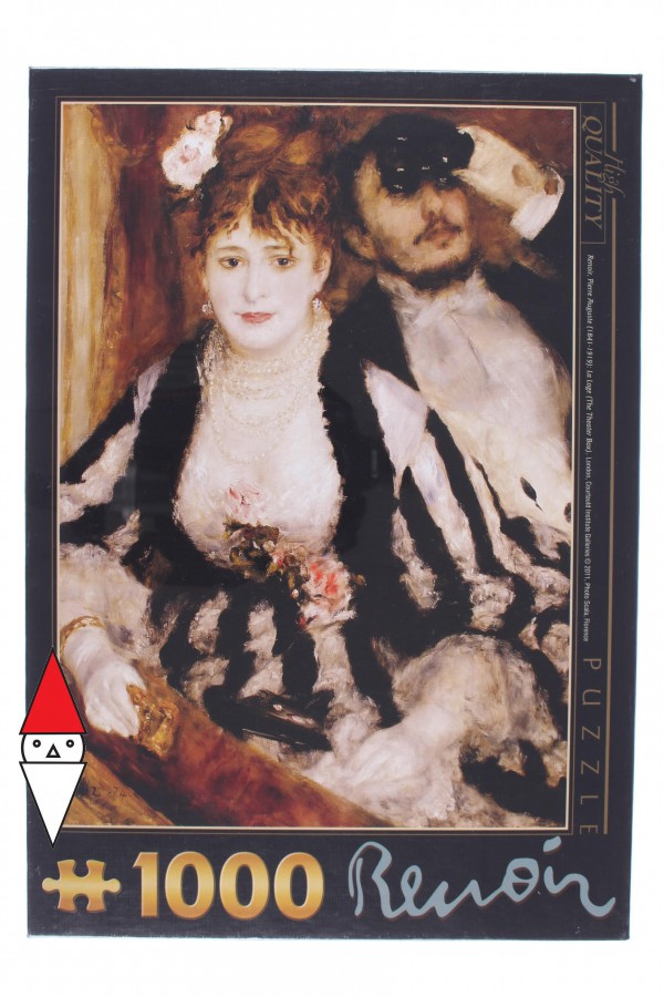 DTOYS, Dtoys-66909-RE05, 5947502866909, PUZZLE ARTE DTOYS RENOIR AUGUSTE LA LOGE IMPRESSIONISMO