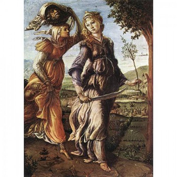 DTOYS, DToys-66954-RN03, 5947502866954, PUZZLE ARTE DTOYS BOTTICELLI RITORNO DI GIUDITTA A BETULIA RINASCIMENTO 1000 PZ